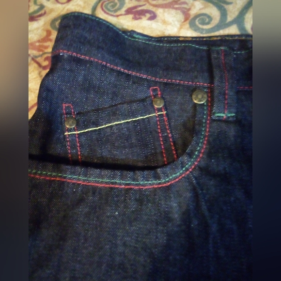 Songs Of Freedom Limited Edition Designer Demin Jeans Men's 34 Blue - Picture 4 of 14